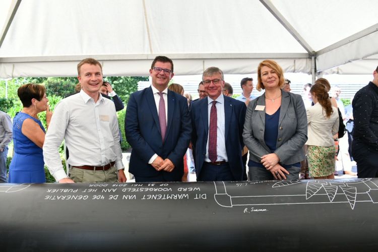 Janssen Pharmaceutica van start met het eerste industri&euml;le warmtenet van de vierde generatie in Vlaanderen.